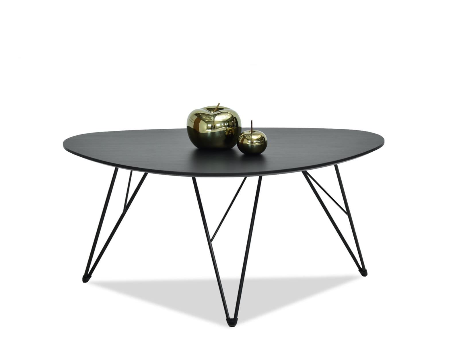 Couchtisch in schwarzer 60x90 cm Holzoptik OLIVIO XL Awentto