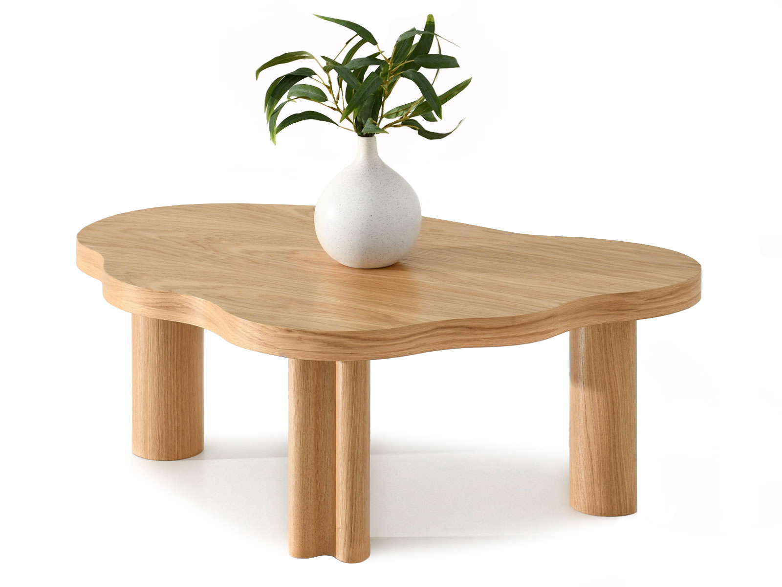 Eleganter Couchtisch aus Holz in Eiche SLATON-A Awentto