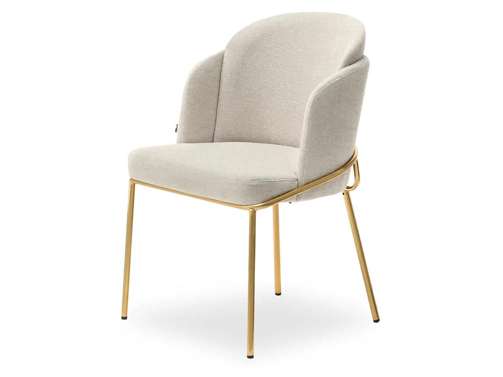 Moderner Esszimmerstuhl beige ANDRA Awentto